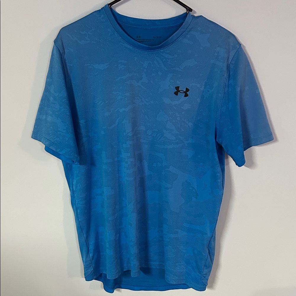 Under Armour Men's Camo Blue Tee